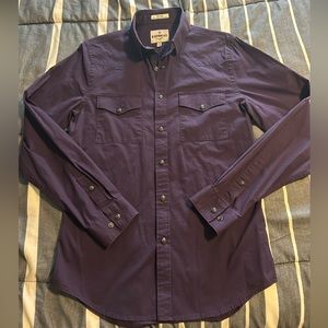 Express fitted men’s button shirt sz small